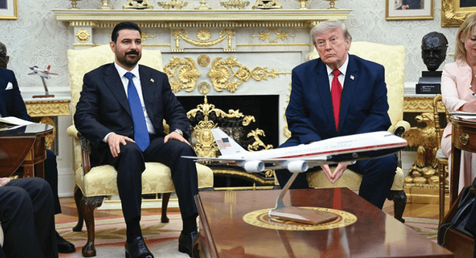 الزيدي وترامب يقصَّان شريط عهد شراكة جديدة بين العراق وأمريكا